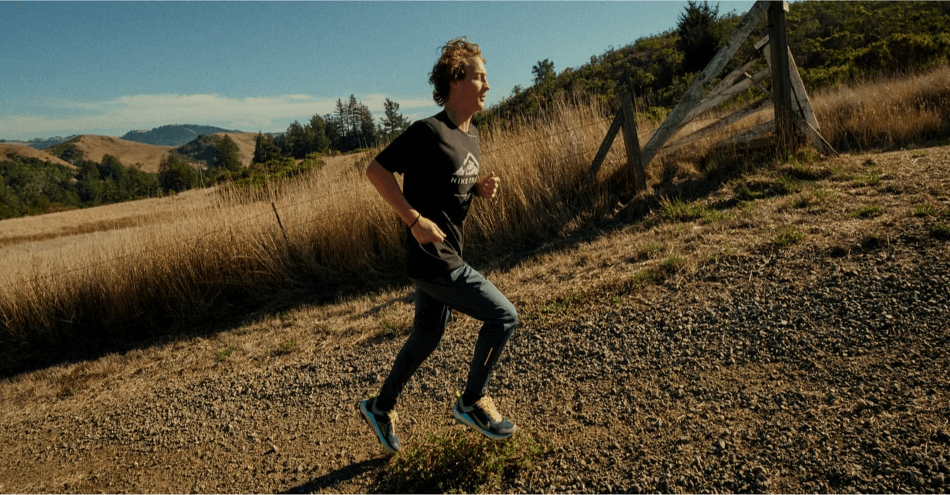 Runner on a trail